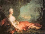 Jean Marc Nattier Marie-Adlaide of France as Diana painting